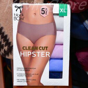 black BOW 5-pack‎   CLEAN CUT  HIPSTER